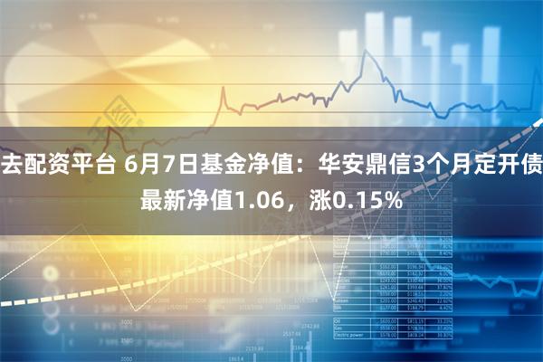 去配资平台 6月7日基金净值：华安鼎信3个月定开债最新净值1.06，涨0.15%