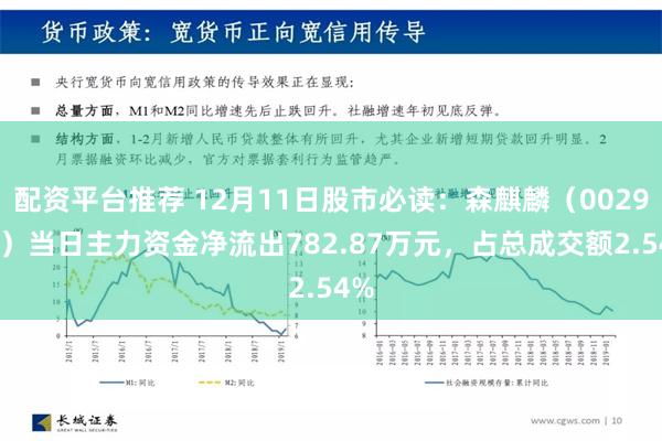 配资平台推荐 12月11日股市必读：森麒麟（002984）当日主力资金净流出782.87万元，占总成交额2.54%